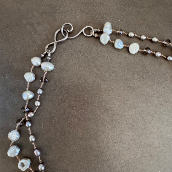 Vintage Weiman Brothers fresh water double strand necklace - Picture 2 of 3